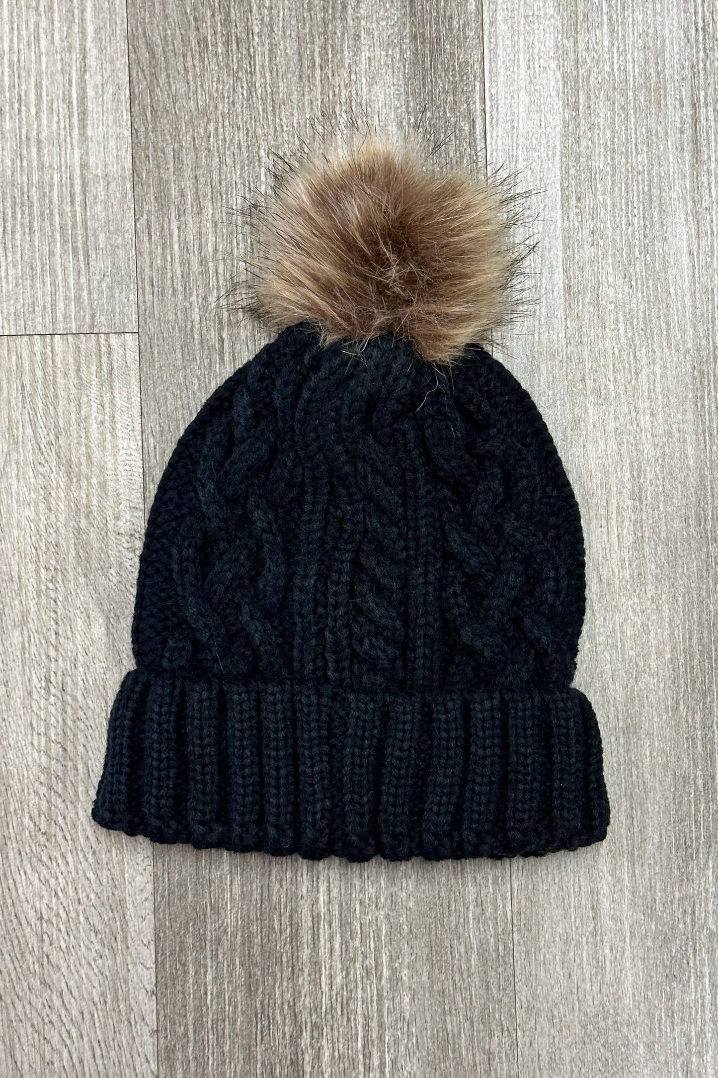 Baby it's Cold Outside Knit Pom Pom Hat