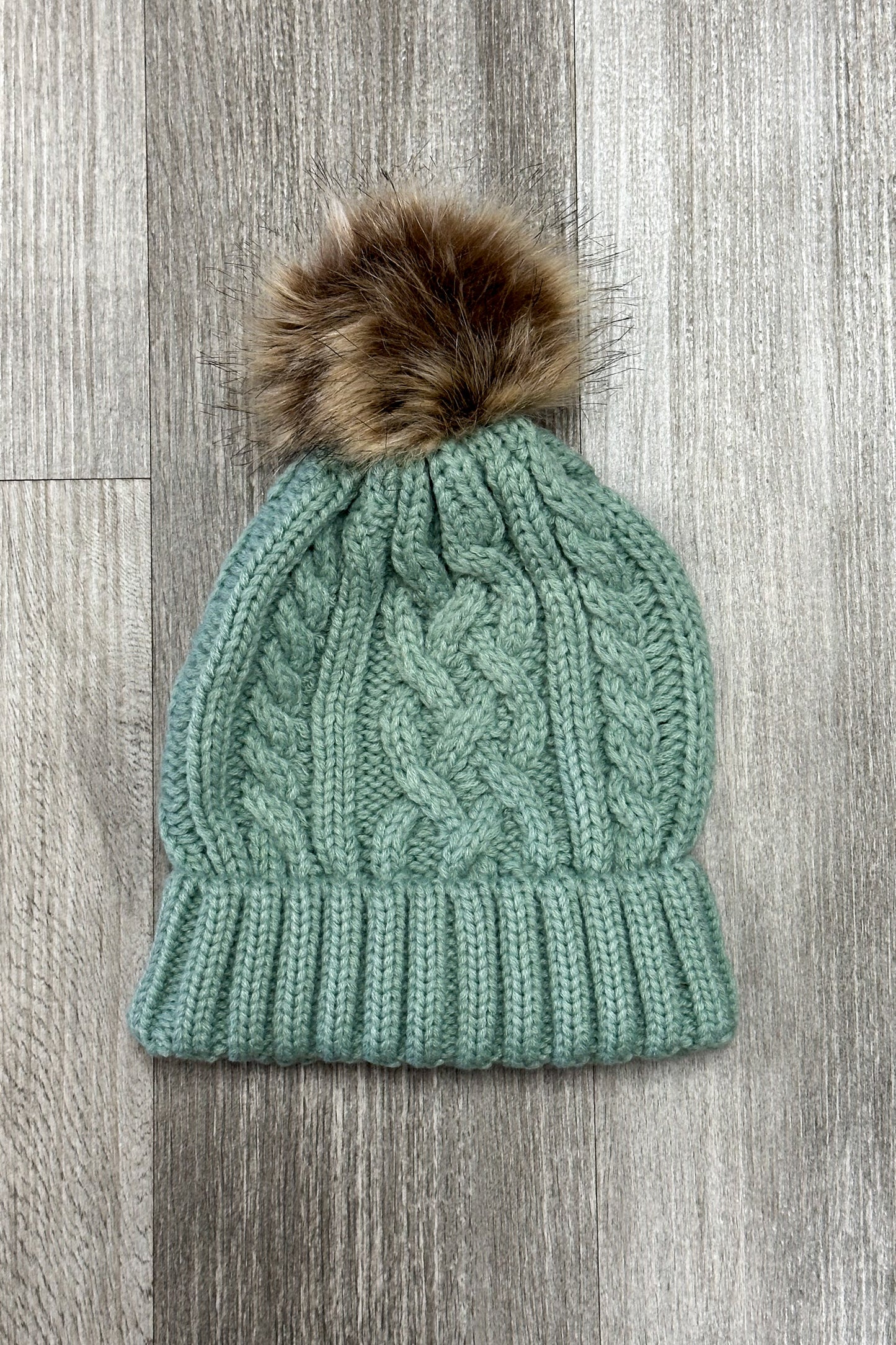 Baby it's Cold Outside Knit Pom Pom Hat