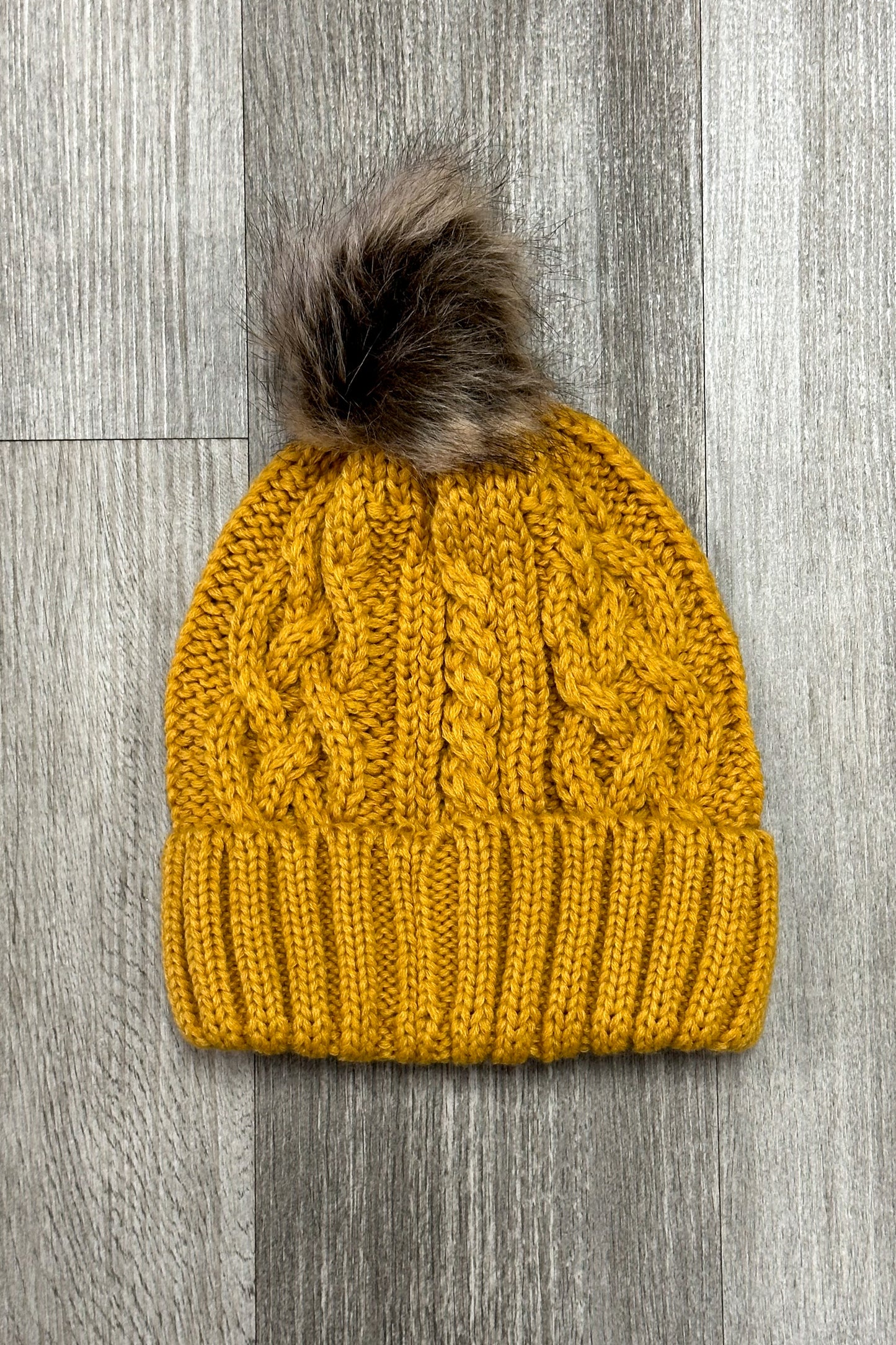 Baby it's Cold Outside Knit Pom Pom Hat