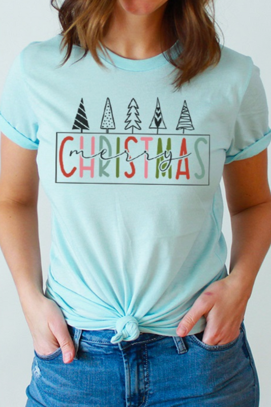 Merry Christmas Short Sleeve T-shirt Tee