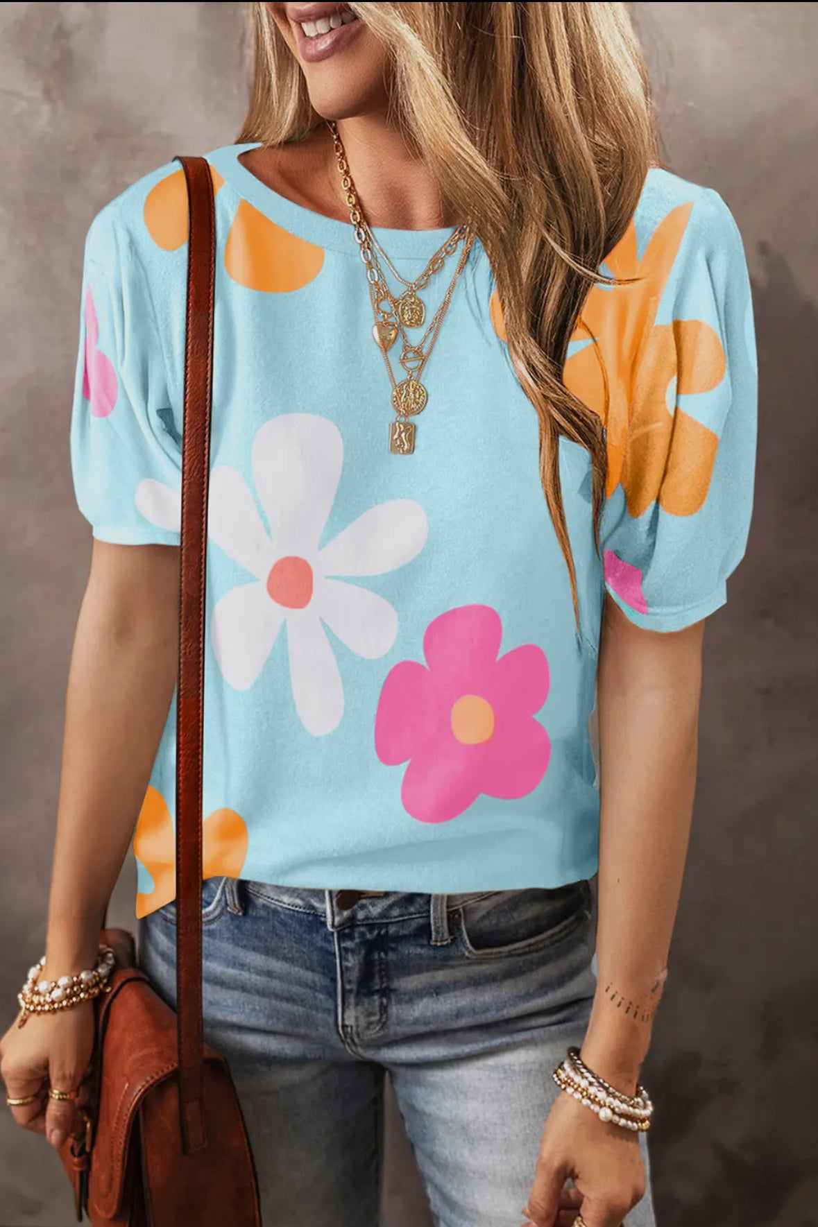 Wildflowers Short Sleeve Top