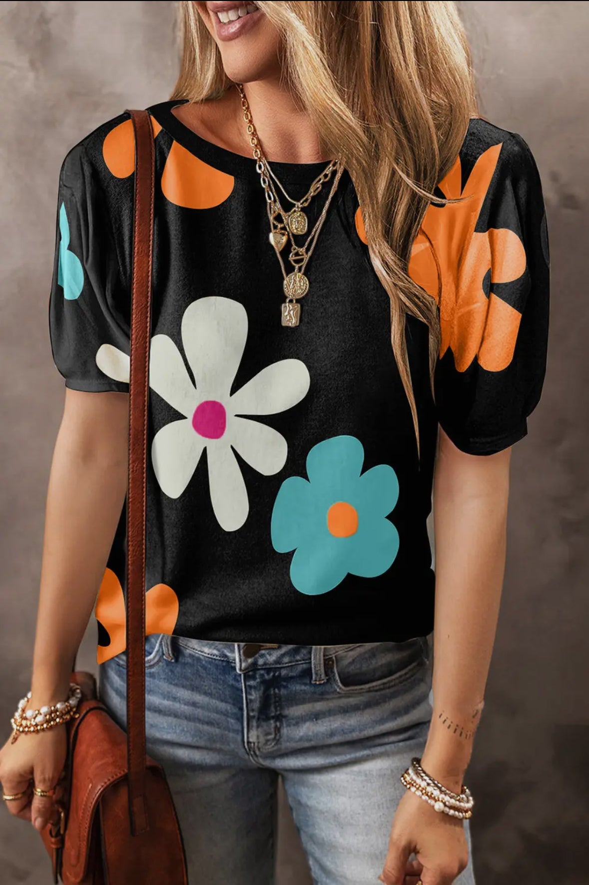 Wildflowers Short Sleeve Top